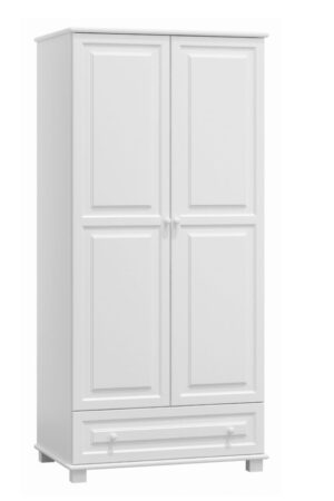 Kombinovaná šatní skříň 2D BHAGIRA 1 z masivu borovice