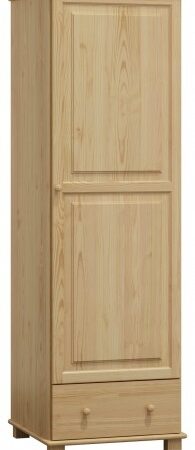 Šatní skříň 1D BHAGIRA 5 z masivu borovice