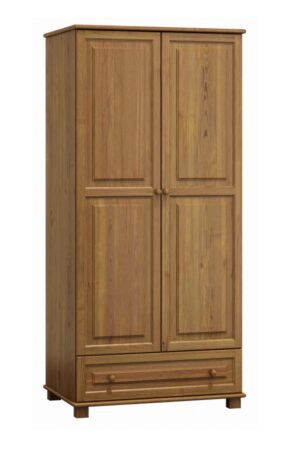 Kombinovaná šatní skříň 2D BHAGIRA v dubovém moření