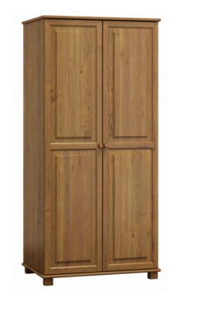 Kombinovaná šatní skříň BHAGIRA 2 z masivu borovice