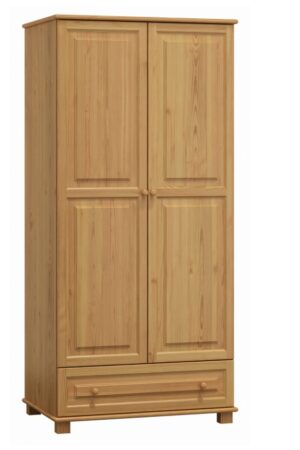 Kombinovaná šatní skříň 2D BHAGIRA 1 z borovice