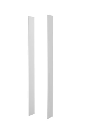 Boční lišty ARISTATA L + P v bílé barvě pro skříně