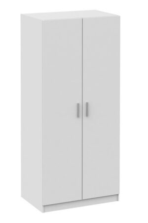 Dvoudveřová bílá skříň FLIPPER s úložným prostorem