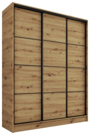 Šatní skříň HARAZIA 150 v dub artisan bez zrcadla