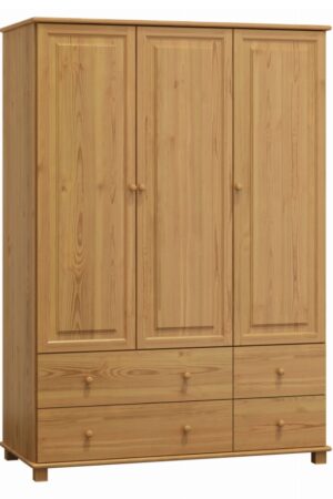 Skříň 3D BHAGIRA 7 z borovice v olšovém moření