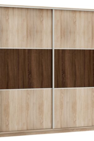 Šatní skříň MELROSE 3 A v dub sonoma pro moderní interiér