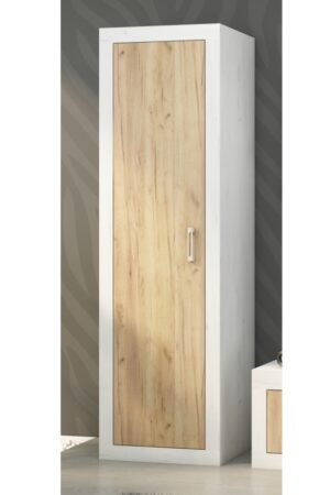 Šatní skříň GOUDINI v craft bílém a zlatém designu