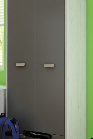 Šatní skříň NELLORE v barvě craft bílý/grafit