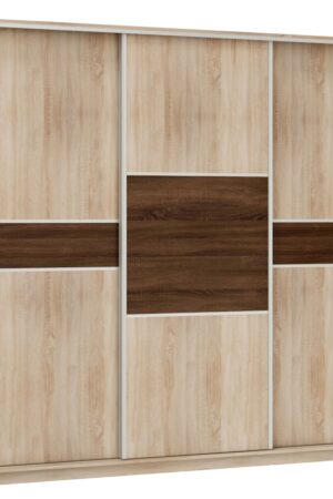 Šatní skříň EUDUNDA 5 D v dub sonoma