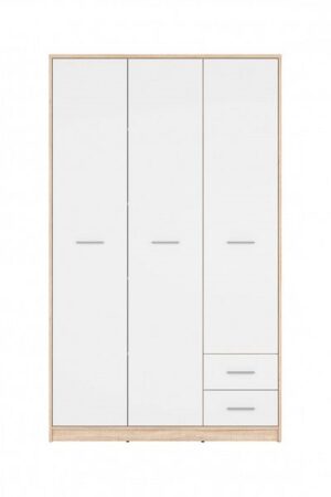 Kombinovaná skříň MARIONET, dub sonoma/bílá