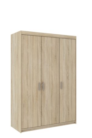 Kombinovaná šatní skříň TEKEN 3D v dekoru dub sonoma
