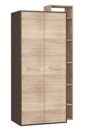 Skříň DORINDA 2D pravá, dub sonoma tmavý