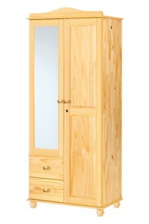 Skříň SHIRA 2D2S z masivního borovicového dřeva