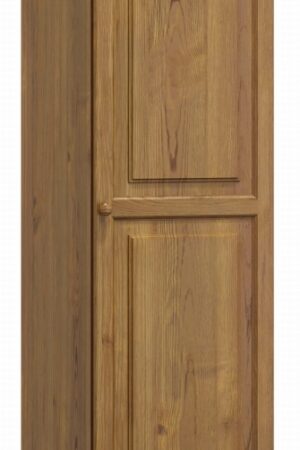 Policová skříň BHAGIRA 2 z masivní borovice, moření dub