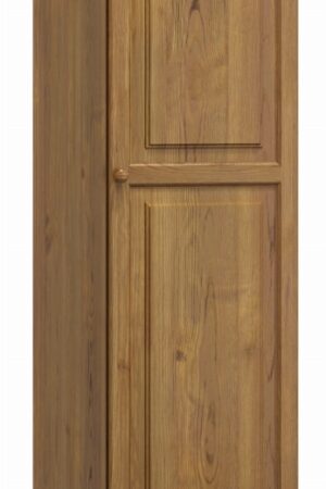 Skříň šatní 1D BHAGIRA 1 z masivu borovice v dubovém moření