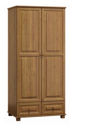 Kombinovaná šatní skříň BHAGIRA 5 z borovice