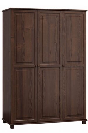 Třídveřová skříň BHAGIRA 2 z masivní borovice