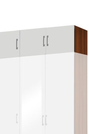 Nástavec ke skříni BUANG 3D v ořech/bílá