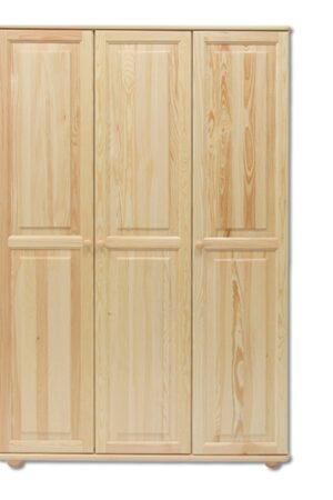 Třídveřová skříň BROSS z masivní borovice