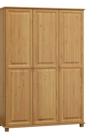 Třídveřová skříň BHAGIRA 2 z masivní borovice