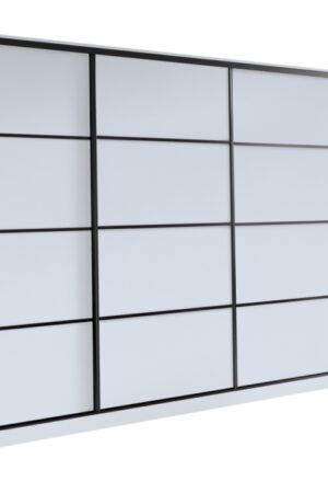Šatní skříň HARAZIA 250 bílá mat s posuvnými dveřmi