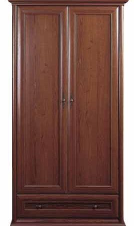 Skříň MAHARASH 2D1S v kaštanové barvě