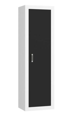 Šatní skříň GOUDINI v bílé a černé barvě