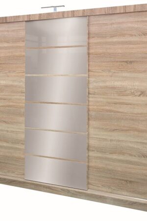 Skříň GROTTO dub sonoma s posuvnými dveřmi