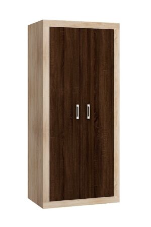 Šatní skříň GOUDINI 2D v dub sonoma