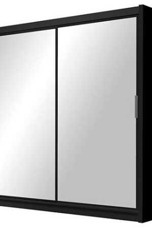 Šatní skříň DRETIN 203 s posuvnými dveřmi a zrcadly