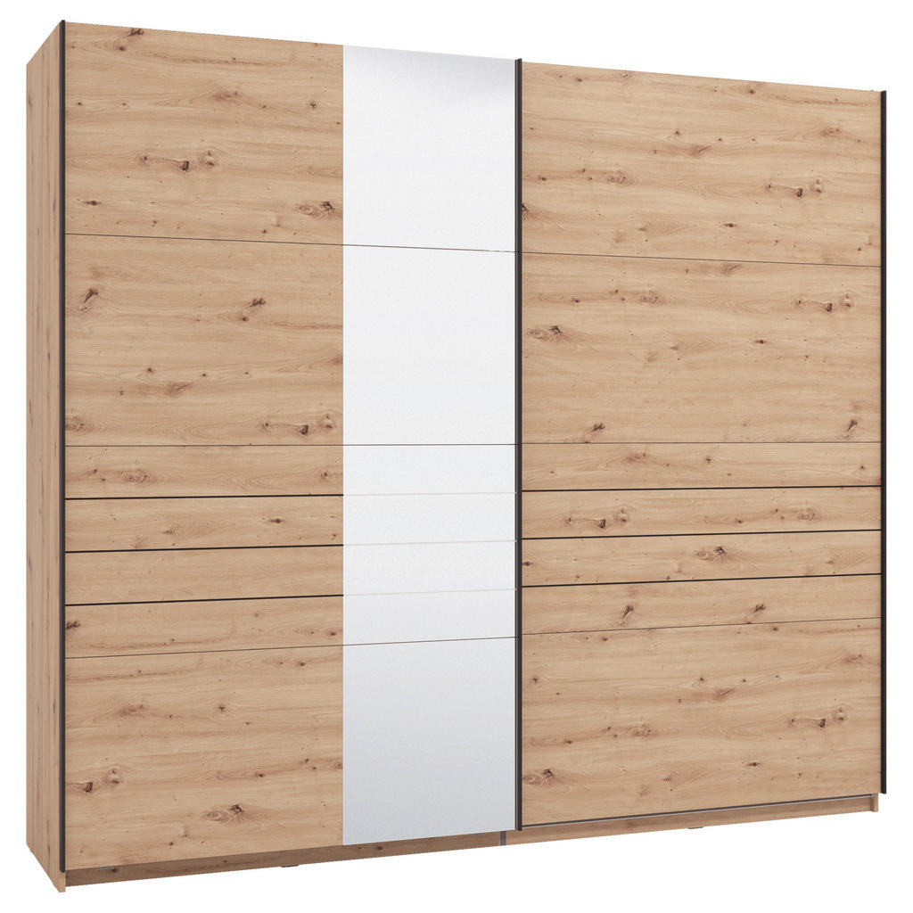 Skříň s posuvnými dveřmi v dekoru dub artisan