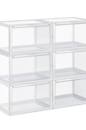 Průhledný regál na boty Boxxx 72x66x28 cm