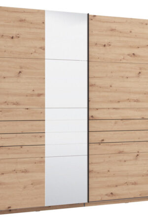 Skříň s posuvnými dveřmi v dubu artisan