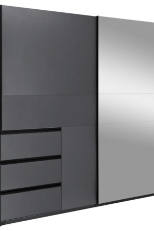 Šatní skříň MID.YOU s posuvnými dveřmi v grafitu